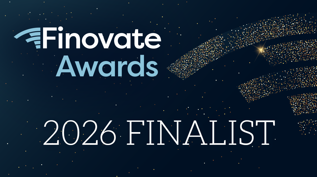 Finovate Awards 2026 Finalist badge